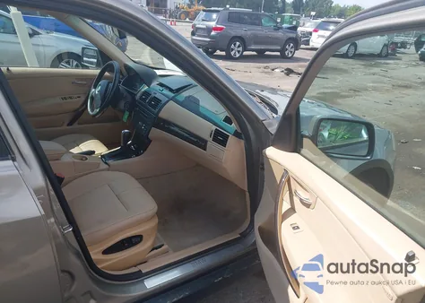 2008 BMW X3 3.0Si from USA, damaged, VIN WBXPC93488WJ23808